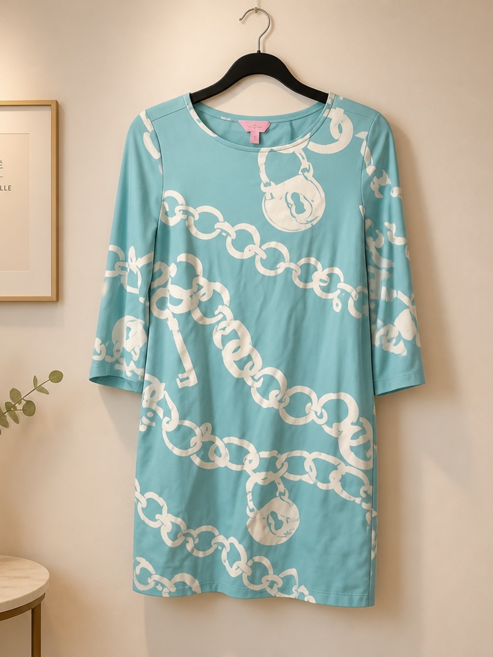 Lilly Pulitzer Aqua Crewneck Top in Turquoise